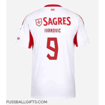 Benfica Franjo Ivanovic #9 Fußballbekleidung Auswärtstrikot 2025-26 Kurzarm Benfica Franjo Ivanovic #9 Fußballbekleidung Auswärtstrikot 2025-26 Kurzarm